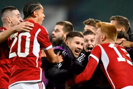 Đội tuyển Hungary giành quyền dự Vòng Chung kết EURO 2024. (Nguồn: Getty Images)