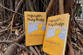 Bìa cuốn di cảo của nhà văn Nguyễn Huy Thiệp - 'Anh hùng còn chi.' (Nguồn: Nhã Nam_