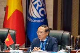Thứ trưởng Bộ Tài nguyên và Môi trường Lê Công Thành. (Ảnh: Phạm Kiên/TTXVN)