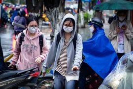 Bắc Bộ trời lạnh. (Ảnh: Hoài Nam/Vietnam+)