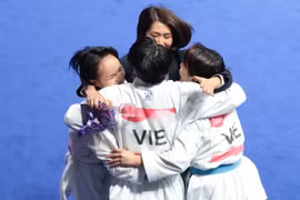 Khoảnh khắc Đội tuyển Karate Nữ Việt Nam giành HCV tại ASIAD 19