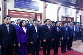 Hoạt động của Chủ tịch Quốc hội Vương Đình Huệ tại tỉnh Thái Nguyên