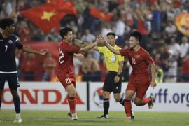 U23 Việt Nam sẽ rơi vào bảng đấu gồm những đội bóng nào ở Giải U23 châu Á 2024? (Ảnh: Minh Quyết/TTXVN)