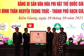 Lễ hội Đình thần Nguyễn Trung Trực là Di sản Văn hóa Phi vật thể QG