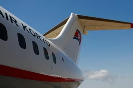  Máy bay của Hãng hàng không Air Koryo của Triều Tiên tại sân bay Bình Nhưỡng. (Nguồn: EPA/TTXVN)
