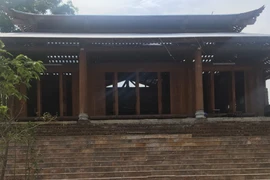 Nhà chính của Cung điện thờ thiên. (Ảnh: Mạnh Khánh/Vietnam+)