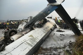 Hiện trường vụ tai nạn. (Nguồn: Kathmandu Post/TTXVN)