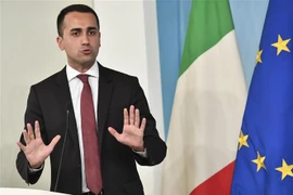 Phó Thủ tướng Italy Luigi Di Maio phát biểu tại một cuộc họp báo ở Rome ngày 3/7. (Ảnh: AFP/TTXVN)