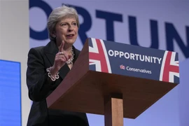 Thủ tướng Anh Theresa May. (Ảnh: THX/TTXVN)