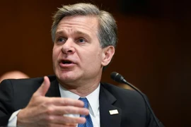 Giám đốc FBI Christopher Wray. (Nguồn: AFP/TTXVN)