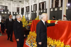 [Photo] Toàn cảnh lễ truy điệu nguyên Tổng Bí thư Đỗ Mười