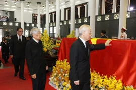 [Photo] Toàn cảnh lễ truy điệu nguyên Tổng Bí thư Đỗ Mười