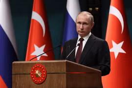 Tổng thống Nga Vladimir Putin. (Nguồn: AFP/TTXVN)
