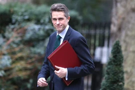 Bộ trưởng Quốc phòng Anh Gavin Williamson. (Nguồn: AFP/TTXVN)