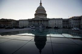 Tòa nhà Quốc hội Mỹ ở thủ đô Washington DC. (Nguồn: THX/TTXVN)