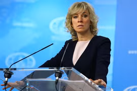 Người phát ngôn Bộ Ngoại giao Nga Maria Zakharova. (Nguồn: TASS/TTXVN)