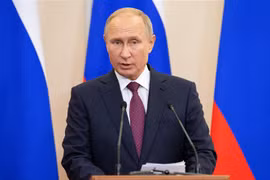 Tổng thống Nga Vladimir Putin. (Ảnh: AFP/TTXVN)