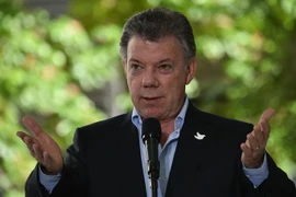 Tổng thống Colombia Juan Manuel Santos. (Nguồn: AFP/TTXVN)