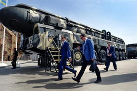 Tên lửa đạn đạo liên lục địa của Nga. (Nguồn: AFP/TTXVN)