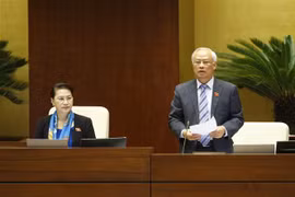 Phó Chủ tịch Quốc hội Uông Chu Lưu phát biểu. (Ảnh: Doãn Tấn/TTXVN)