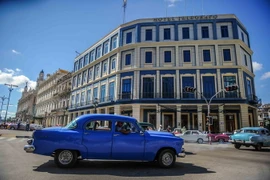 Một góc đường phố ở thủ đô La Habana, Cuba ngày 8/11. (Nguồn: AFP/TTXVN)