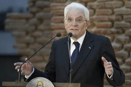  Tổng thống Italy Sergio Mattarella. (Nguồn: AFP/TTXVN)