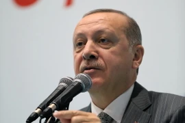 Tổng thống Thổ Nhĩ Kỳ Recep Tayyip Erdogan. (Nguồn: THX/TTXVN)