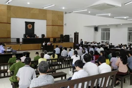  Toàn cảnh phiên tòa xét xử phúc thẩm vụ án tại PVC. (Nguồn: Ảnh: Văn Điệp/TTXVN)