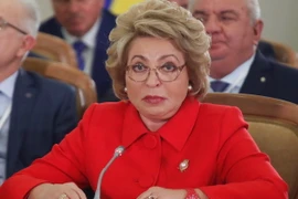Chủ tịch Hội đồng Liên bang (Thượng viện) Nga Valentina Matviyenko. (Ảnh: AFP/TTXVN)