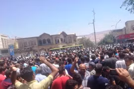 Biểu tình tại Iran. (Nguồn: rferl.org)