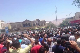 Biểu tình tại Iran. (Nguồn: rferl.org)