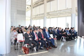 Các đại biểu dự chương trình Quảng bá địa phương Việt Nam tại Italy. (Ảnh: TTXVN phát)