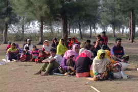 Người tị nạn Rohingya tại Teknaf, Bangladesh ngày 22/2. (Nguồn: AFP/TTXVN)