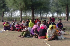 Người tị nạn Rohingya tại Teknaf, Bangladesh ngày 22/2. (Nguồn: AFP/TTXVN)