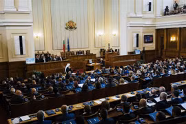 Một phiên họp Quốc hội Bulgaria ở thủ đô Sofia. (Ảnh: AFP/TTXVN)