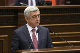 Thủ tướng Armenia Serzh Sarksyan. (Nguồn: THX/TTXVN)