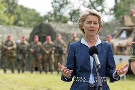 Bộ trưởng Quốc phòng Đức Ursula von der Leyen. (Nguồn: AFP/TTXVN) 