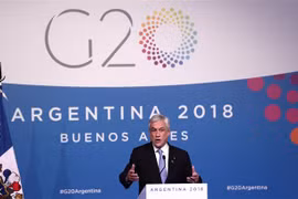 Tổng thống Chile Sebastian Pinera. (Nguồn: AFP/TTXVN)