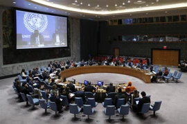 Cuộc họp của Hội đồng Bảo an Liên hợp quốc tại New York, Mỹ ngày 13/9. (Ảnh: THX/TTXVN)