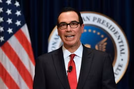Bộ trưởng Tài chính Mỹ Steven Mnuchin. (Nguồn: AFP/TTXVN)