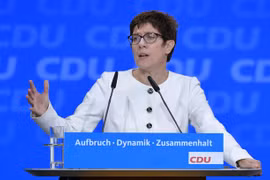 Bà Annegret Kramp-Karrenbauer. (Nguồn: AFP/TTXVN)