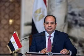 Tổng thống Ai Cập Abdel Fattah el-Sisi. (Nguồn: AFP/TTXVN)