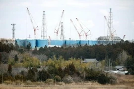 Nhà máy điện hạt nhân Fukushima Daiichi ở Okuma hiện vẫn nằm trong khu vực bị phong tỏa và cách ly sau thảm họa động đất và sóng thần. (Nguồn: Kyodo/ TTXVN)