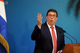 Bộ trưởng Ngoại giao Cuba Bruno Rodriguez. (Ảnh: AFP/TTXVN)