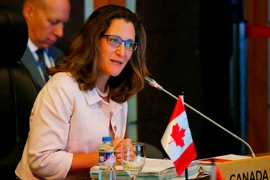  Ngoại trưởng Canada Chrystia Freeland. (Nguồn: AFP/TTXVN)