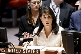 Đại sứ Mỹ tại LHQ, bà Nikki Haley. (Nguồn: EPA/TTXVN)