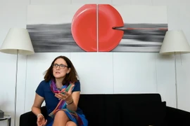  Cao ủy Liên minh châu Âu (EU) phụ trách thương mại Cecilia Malmstrom. (Nguồn: AFP/TTXVN)