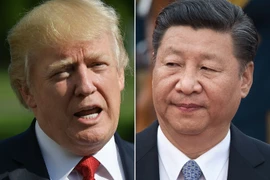 Tổng thống Mỹ Donald Trump (trái) và Chủ tịch Trung Quốc Tập Cận Bình (phải). (Nguồn: AFP/TTXVN)