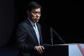 Bộ trưởng Thương mại Trung Quốc Chung Sơn. (Ảnh: AFP/TTXVN)