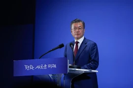 Tổng thống Hàn Quốc Moon Jae-in. (Nguồn: THX/TTXVN)